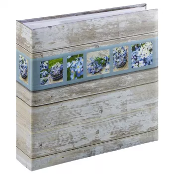 Hama Rustico Blue White nuotraukų albumas 100 lapų 10x15 cm
