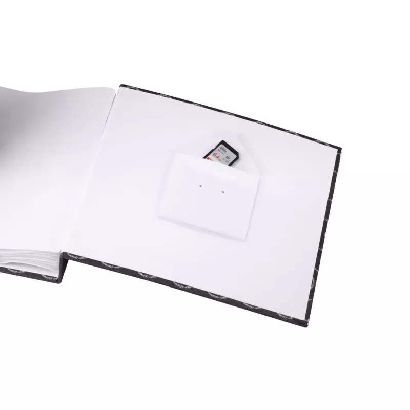 Hama Graphic nuotraukų albumas smėlio, juodos, baltos spalvos 200 lapų 10x15 cm