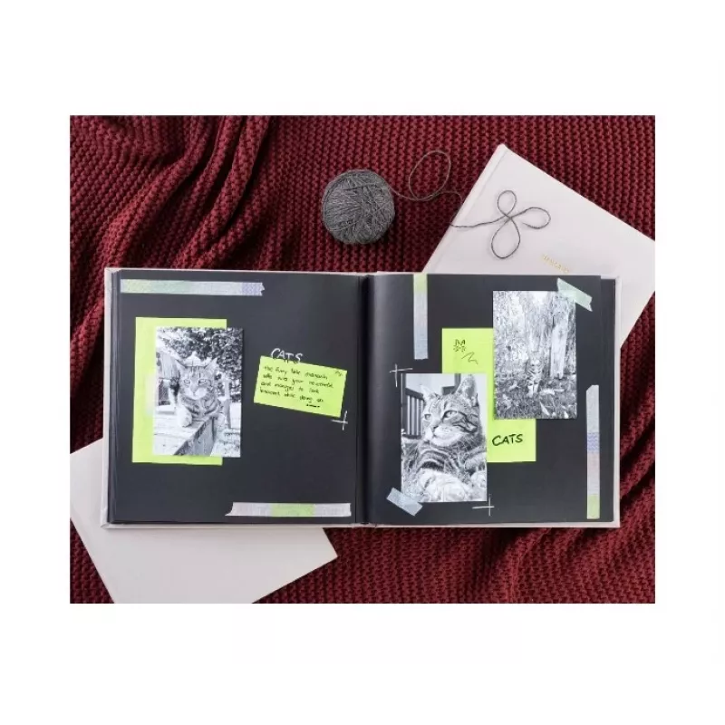 Hama Memories nuotraukų albumas pilkas 50 lapų knyginis įrišimas