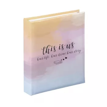 Hama Letterings nuotraukų albumas Mėlyna, Oranžinė, Violetinė 40 lapų 10 x 15 cm
