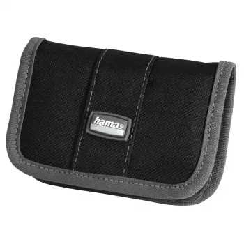 Dėklas atminties kortelėms Hama Multi Card Case Mini, nailonas, juoda