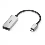 Marmitek 8371 USB-C ir DisplayPort vaizdo kabelio adapteris, 0,15 m, juoda/sidabro spalva