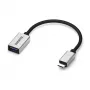 USB laidas Marmitek 08375 0,15 m USB 3.2 Gen 1 USB C USB A juodas sidabrinis