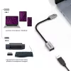 USB laidas Marmitek 08375 0,15 m USB 3.2 Gen 1 USB C USB A juodas sidabrinis