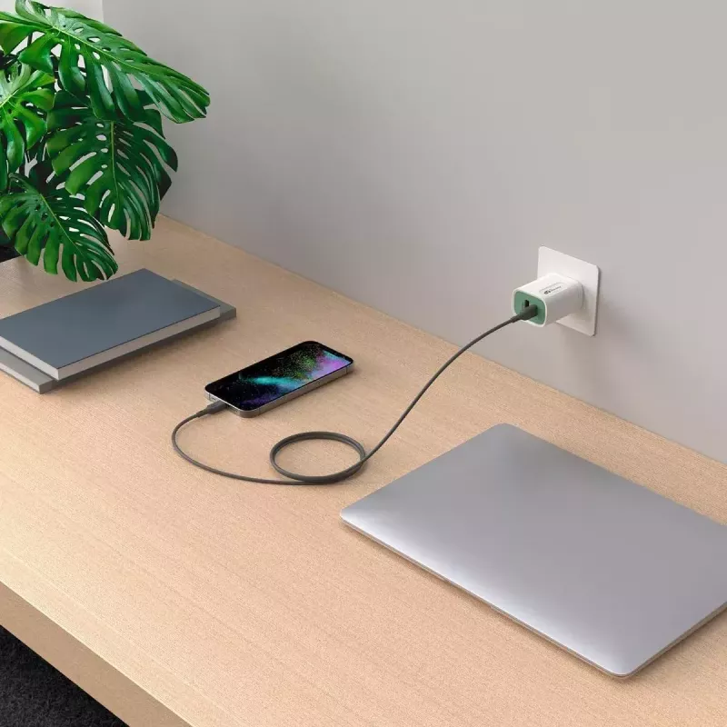 Laidas GP Batteries CL1P 1 m pilkas Lightning USB C