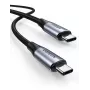 USB laidas Ugreen 80150 USB 3.2 Gen 2 USB-C juodas 10 Gbit/s