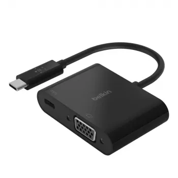 USB-C dokas Belkin AVC001BTBK su VGA ir 60 W įkrovimu