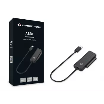 Conceptronic ABBY USB-C į SATA adapteris, juodas