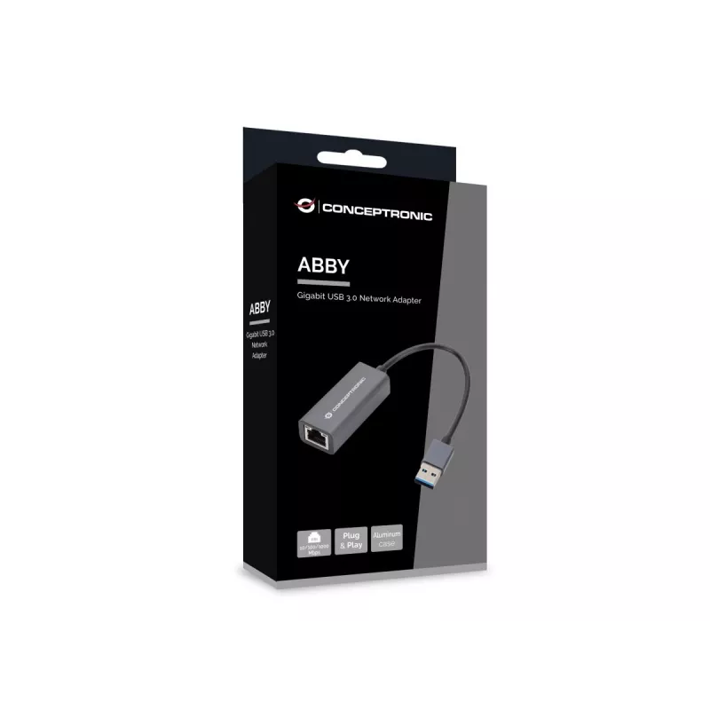 Conceptronic ABBY08G Gigabit Ethernet USB adapteris