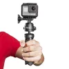 Tripodas Mantona 21406 išmaniesiems telefonams ir skaitmeniniams fotoaparatams, 3 kojelės, juoda/pilka