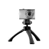 Tripod Mantona 21404 išmaniesiems telefonams / skaitmeniniams fotoaparatams, 3 kojelės, juoda