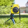 Tripodas Mantona 21405 išmaniesiems telefonams ir skaitmeniniams fotoaparatams, 3 kojos, juoda-mėlyna