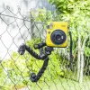 Mantona 21400 Kaleido Flex trikojis fotoaparatams, 3 lanksčios kojos, juodai pilkas