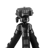 Mantona 21400 Kaleido Flex trikojis fotoaparatams, 3 lanksčios kojos, juodai pilkas