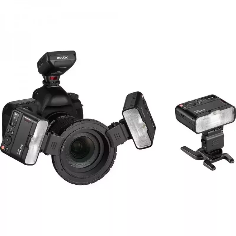 Makro blykstė Godox MF12 1,7 s įkrovimo laikas 12 W galia