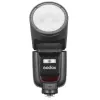 Godox V1Pro TTL Li-ion blykstė su apvalia galva Fuji 1,5s įkrovimo laikas