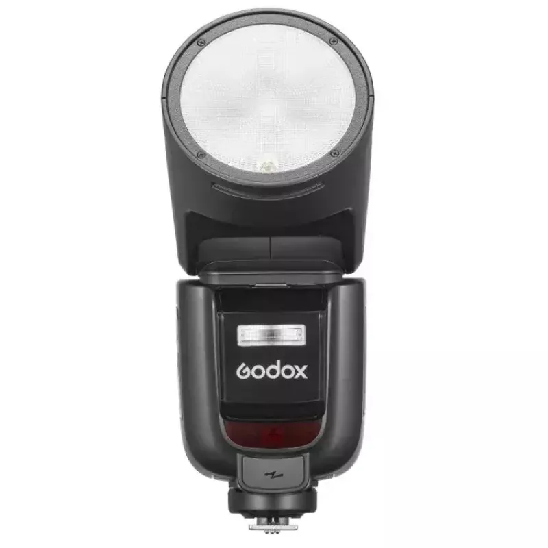 Godox V1Pro TTL Li-ion blykstė su apvalia galva Fuji 1,5s įkrovimo laikas