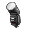 Godox V1Pro TTL Li-ion blykstė su apvalia galva Fuji 1,5s įkrovimo laikas