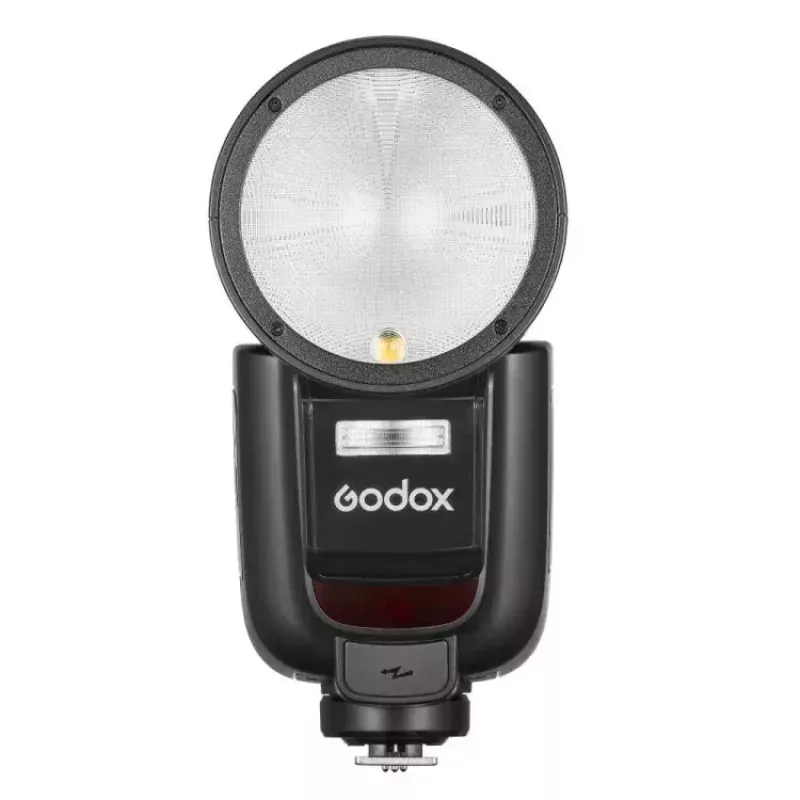 Godox V1Pro TTL Li-ion blykstė su apvalia galva Fuji 1,5s įkrovimo laikas