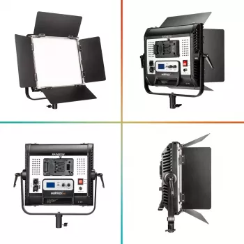 Walimex Rainbow 50 W LED šviestuvas juodas aliuminis plastikas 50000 h
