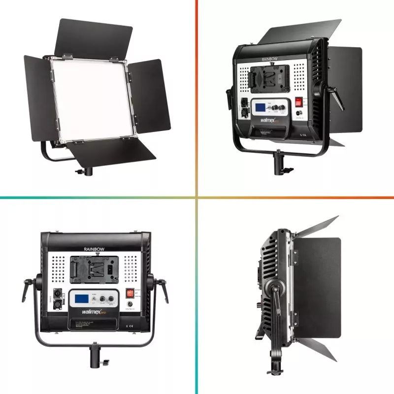 Walimex Rainbow 50 W LED šviestuvas juodas aliuminis plastikas 50000 h