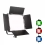 Walimex Rainbow 50 W LED šviestuvas juodas aliuminis plastikas 50000 h