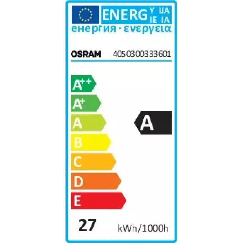 Liuminescencinė lemputė Osram DULUX F 24 W 2G10 Šilta balta 1700 lm