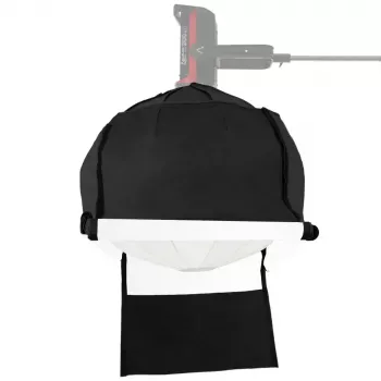 Aputure Lantern 90 Black White 90 cm difuzinis gaubtas su spyruokliniu rėmu