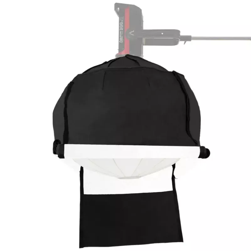 Aputure Lantern 90 Black White 90 cm difuzinis gaubtas su spyruokliniu rėmu