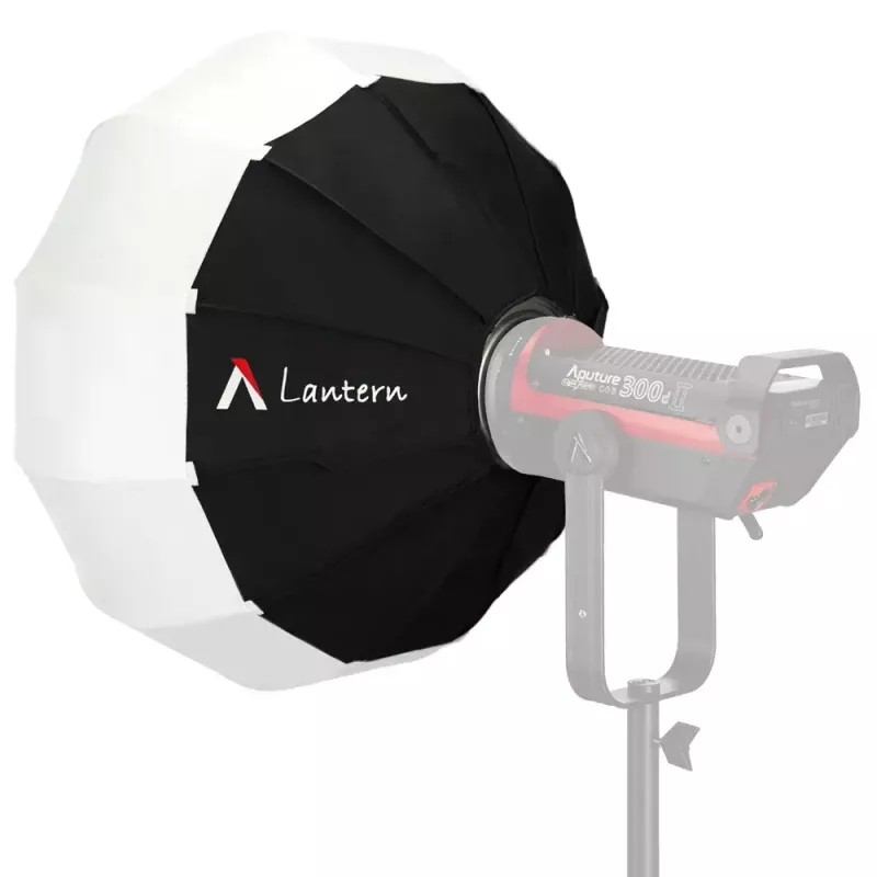 Aputure Lantern 90 Black White 90 cm difuzinis gaubtas su spyruokliniu rėmu