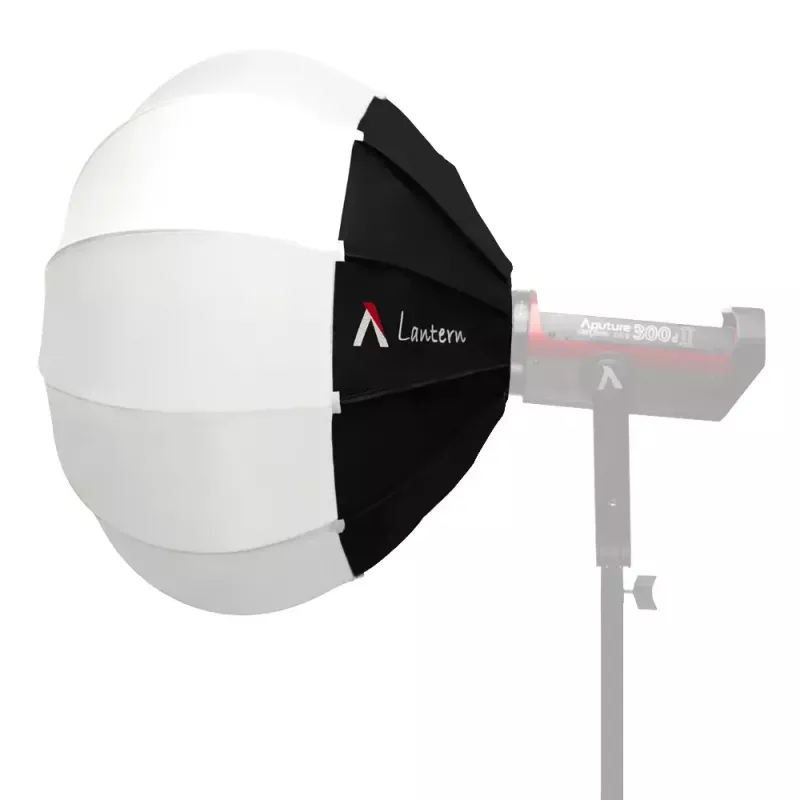 Aputure Lantern 90 Black White 90 cm difuzinis gaubtas su spyruokliniu rėmu