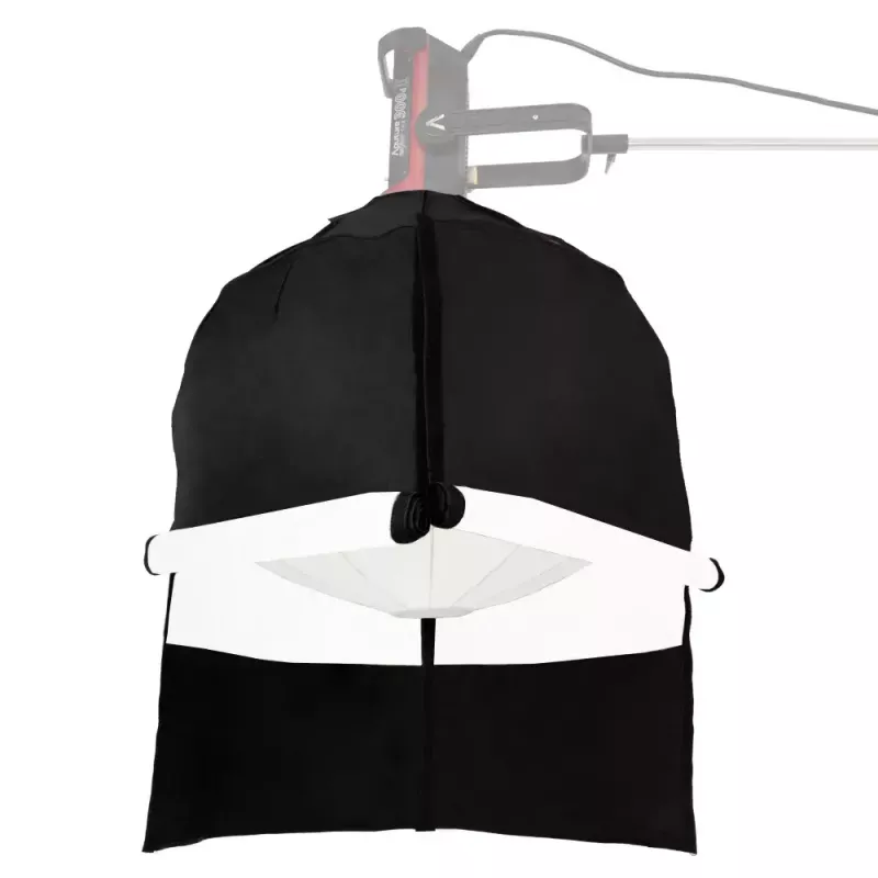 Aputure Lantern 90 Black White 90 cm difuzinis gaubtas su spyruokliniu rėmu