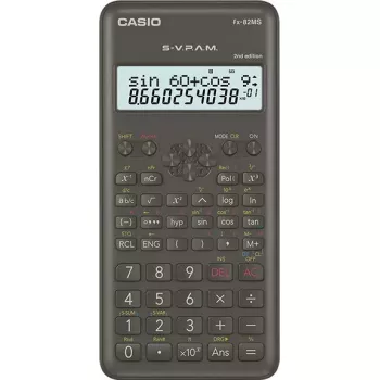 Mokslinis skaičiuotuvas Casio FX-82MS-2 Pocket juodas