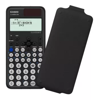 Mokslinis skaičiuotuvas Casio FX-85DE CW kišeninis 12 skaitmenų juodas
