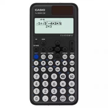 Mokslinis skaičiuotuvas Casio FX-85DE CW kišeninis 12 skaitmenų juodas