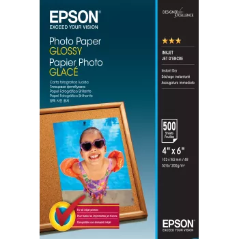 Epson blizgus nuotraukų popierius 10x15 cm 500 lapų