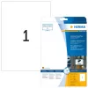 Lipni etiketė spausdinimui HERMA Labels A4 lauko plėvelė 210x297 mm