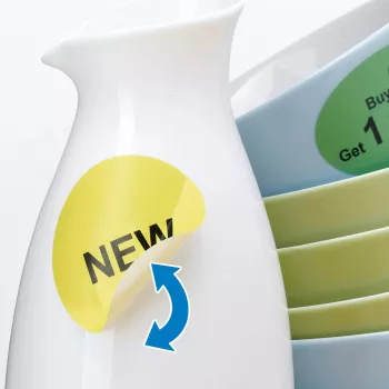Lipnios etiketės nuimamos HERMA 5066 A4 Ø 40 mm apvalios baltos
