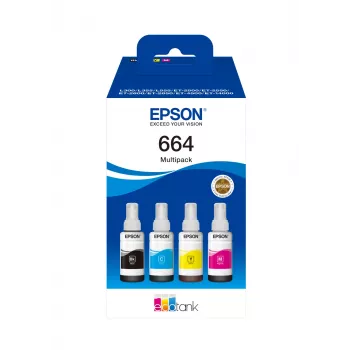 Kasečių rinkinys Epson Ink C13T664640 BK, C, M, Y