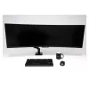 Monitorinis laikiklis LC-Power LC-EQ-A49B 124,5 cm Juodas Gnybtas 20 kg