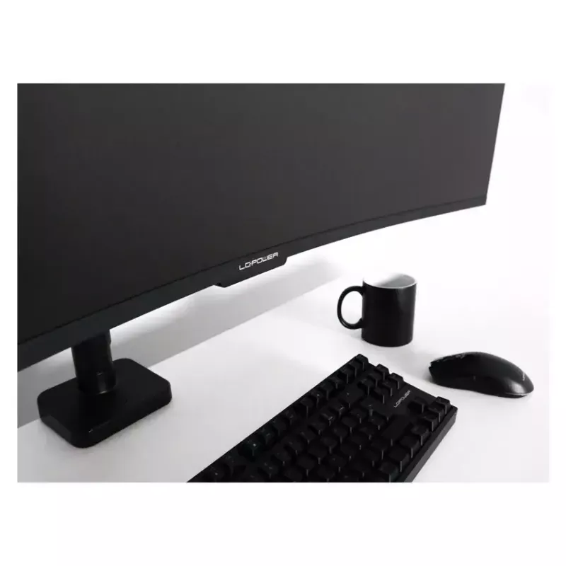 Monitorinis laikiklis LC-Power LC-EQ-A49B 124,5 cm Juodas Gnybtas 20 kg