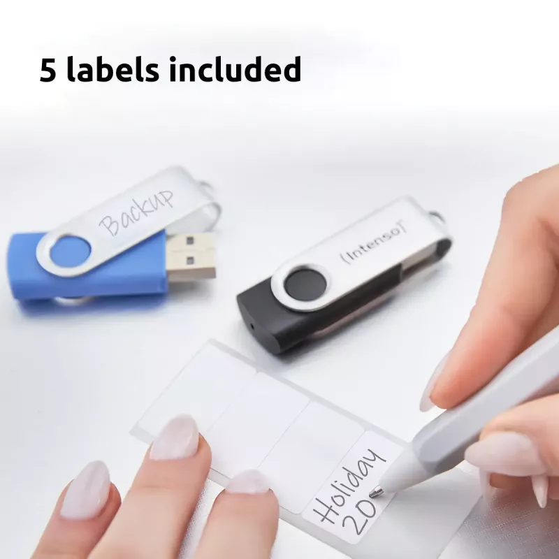 INTENSO Office Line USB atmintukų rinkinys 5×64 GB, USB-A, USB 3.2 Gen 1, sukamas, įvairiaspalvis