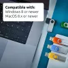 INTENSO Office Line USB atmintukų rinkinys 5×64 GB, USB-A, USB 3.2 Gen 1, sukamas, įvairiaspalvis