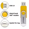 INTENSO Office Line USB atmintukų rinkinys 5×64 GB, USB-A, USB 3.2 Gen 1, sukamas, įvairiaspalvis