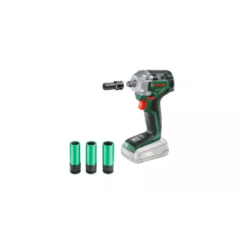 Bosch UniversalImpactDrive 18V-350 (Belaidis veržliasukis, be akumuliatoriaus) + Hex adapteris + 3 veržlės 17, 19, 21 mm