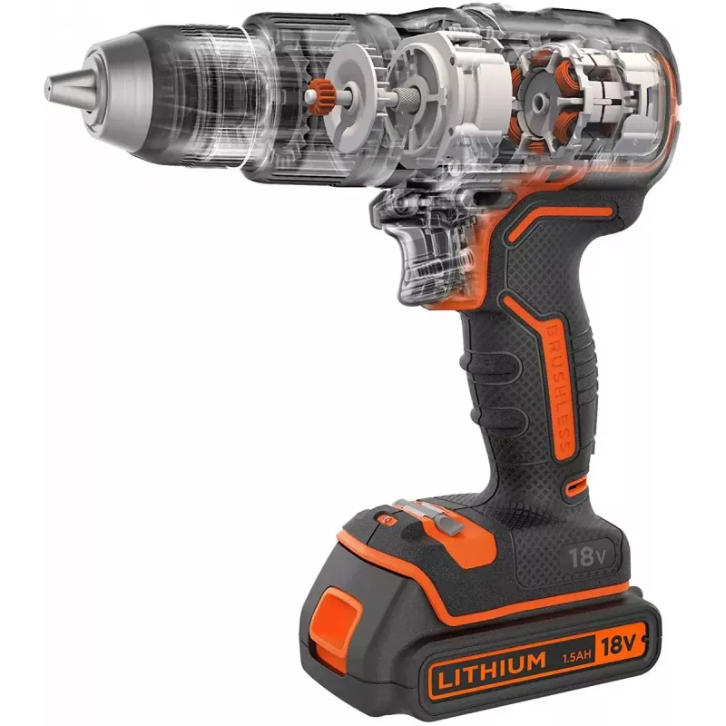 Atsuktuvas Black & Decker BL188KB-QW 18V Ličio, Oranžinis