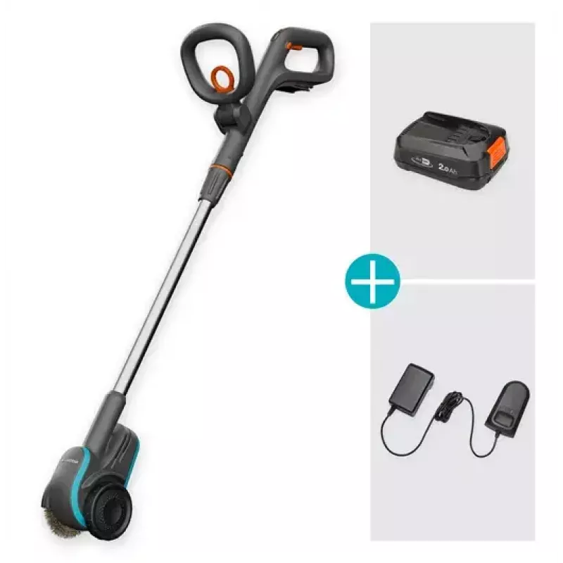 Akumuliatorinis piktžolių šepetys GARDENA EasyWeed 1800/18V P4A 14820-20