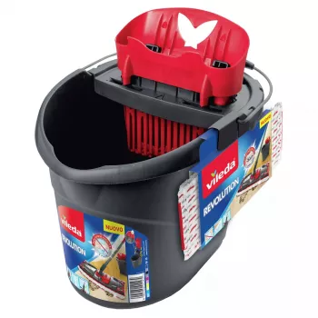 Valymo sistema Vileda SuperMocio Revolution Single tank Black Red White