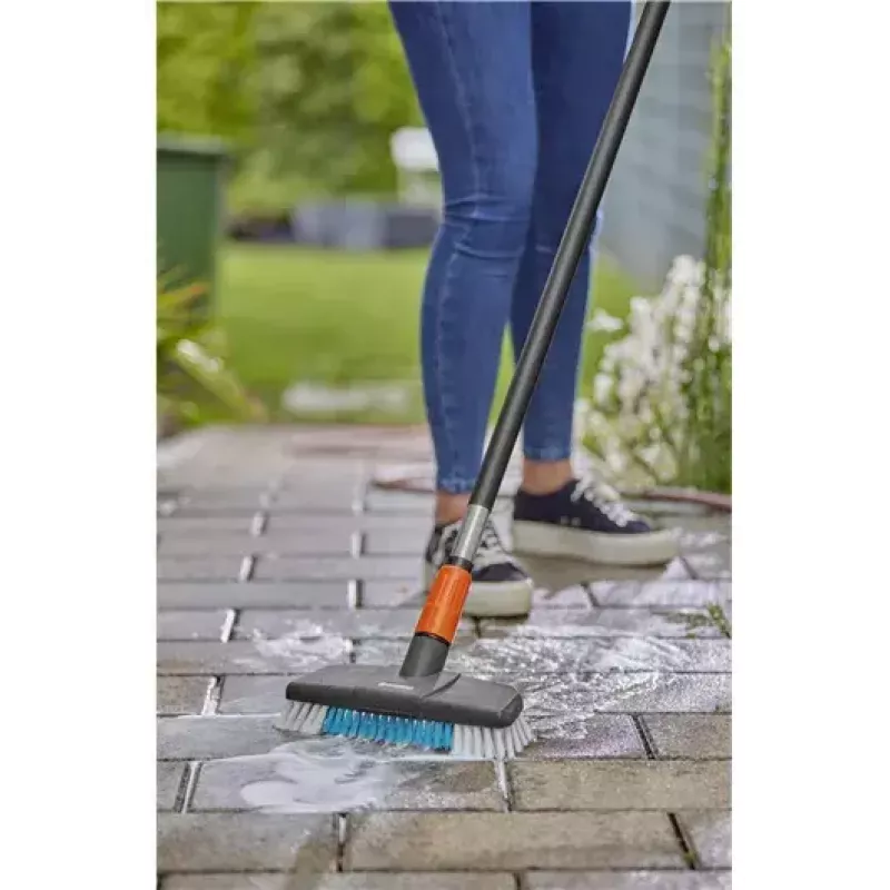 GARDENA Cleansystem valymo šepetys su rankena 18828-20 Plastikas Pilka Žalia Oranžinė