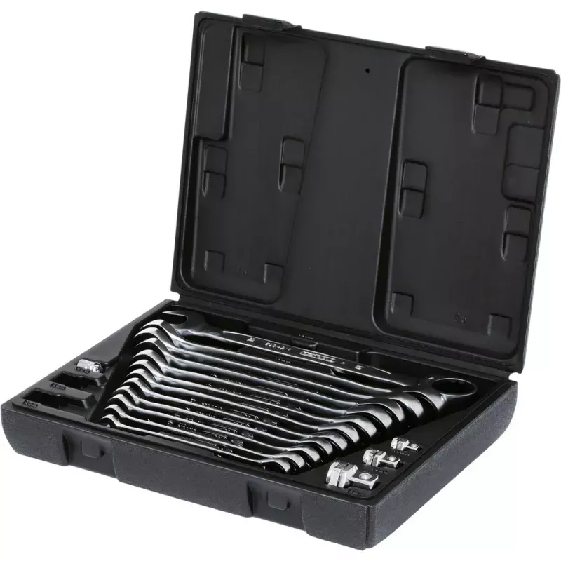 KS Tools GEARplus 503.4266 žiedinių veržliarakčių su terkšle rinkinys